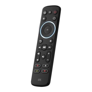 One For All URC7935, Universal Streaming Remote Control, Black