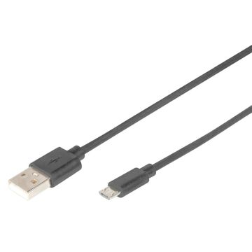 Digitus 38367, 1M, USB-A to Micro-B USB Cable
