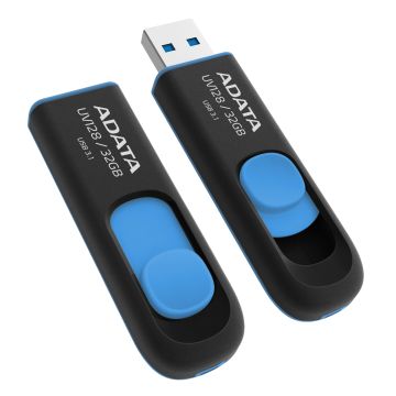 Adata AUV12832GRBE, USB 3.1 32GB Flash Drive, Black/Blue