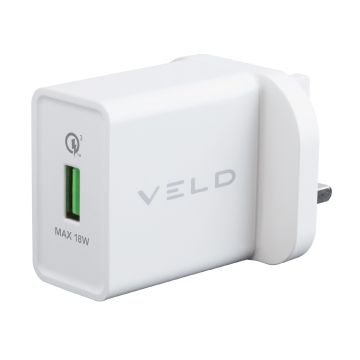 VELD VH18AW, 18W, Super-Fast USB Wall Charger 
