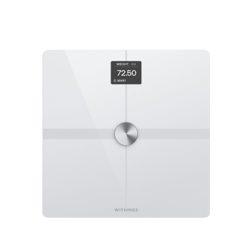 Withings 78WBS13WHITE, Body Composition Smart Scale, White