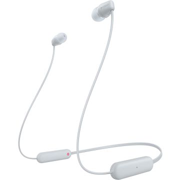 Sony WIC100WCE7, In-Ear Bluetooth Earphones, White
