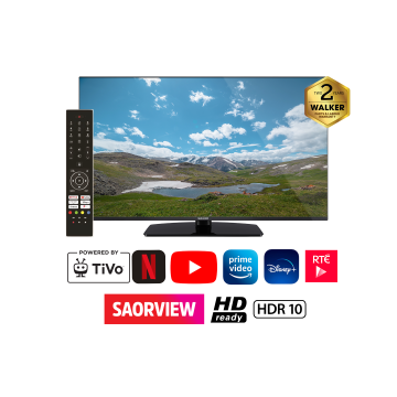 Walker WPS32241HDBK, 32", HD-Ready, TiVO Smart TV, Black