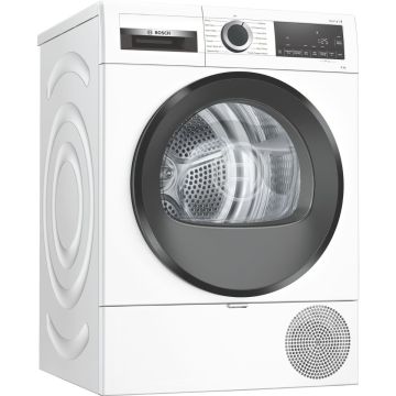 Bosch Serie 6 WQG233D8GB, 8KG, Freestanding Heat Pump Tumble Dryer, White