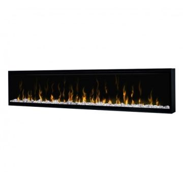 Dimplex XLF50EU, 74”, Frameless, Optiflame, LED Fireplace, Black
