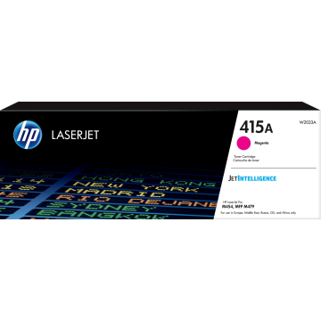 HP 415A W2033A, Original LaserJet Toner Cartridge, Magenta Toner