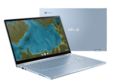 Asus C433TAAJ0329, 14", 4GB/128GB Flip Chromebook, Silver