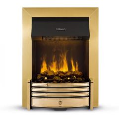 Dimplex CRS20, Crestmore 2Kw Brass Optimyst Inset, Electric Fire