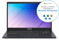 Asus E210MAGJ001TS, 11.6", 4/64GB, Streambook Laptop, Blue