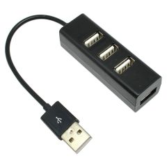 Sinox OC4084, 4 Port USB 2.0 Hub, Black