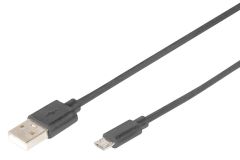 Digitus 38367, 1M, USB-A to Micro-B USB Cable