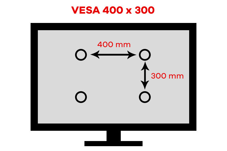  Vesa 300x300 Wall Mount