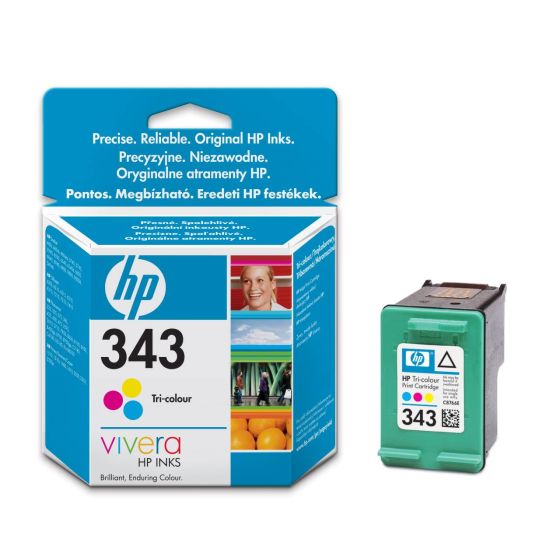 hp 343 tri colour ink cartridge